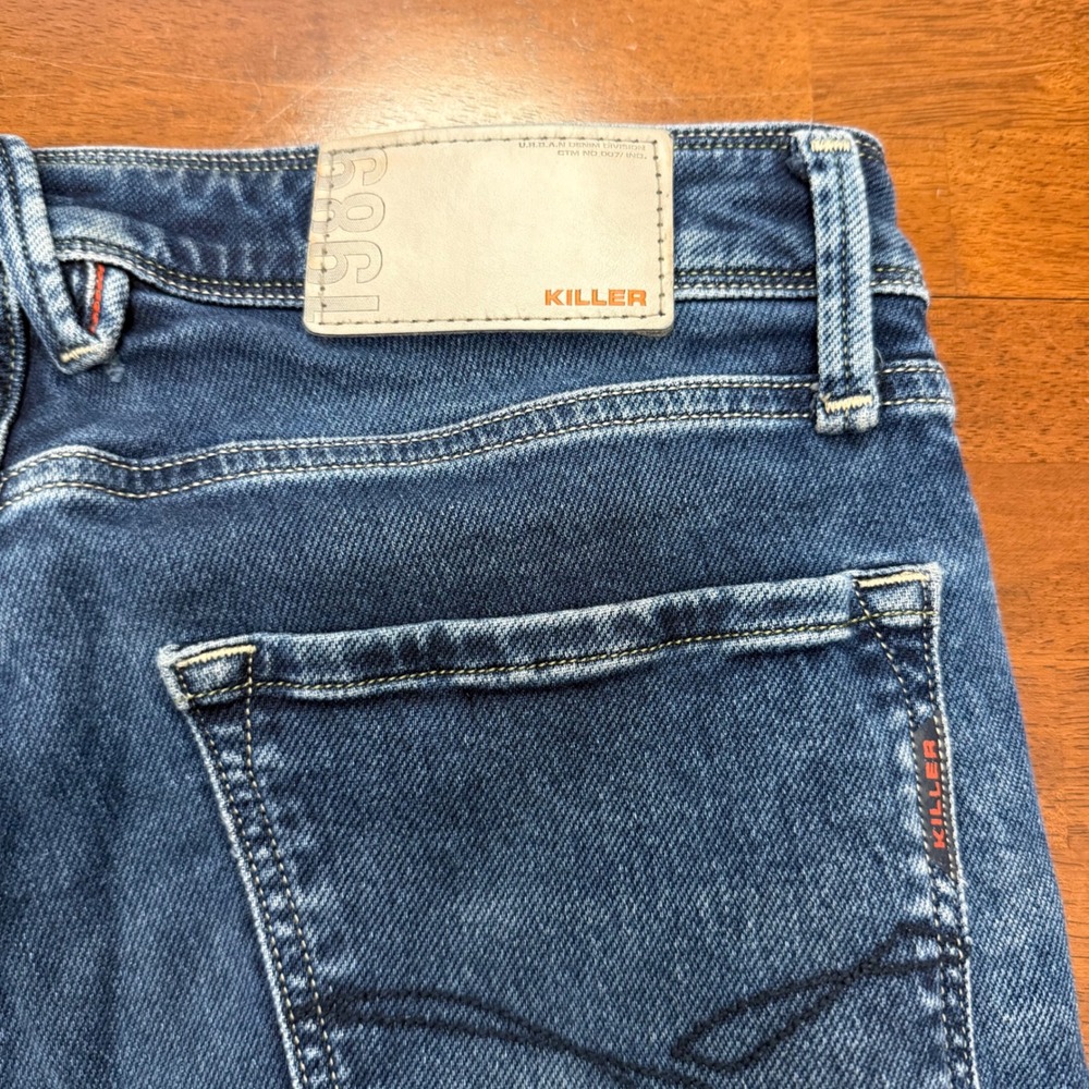 Killer Jeans Slim Fit Mens Size 32 Dark Blue Denim Stretch Style 9397 989 JNS - Picture 10 of 16